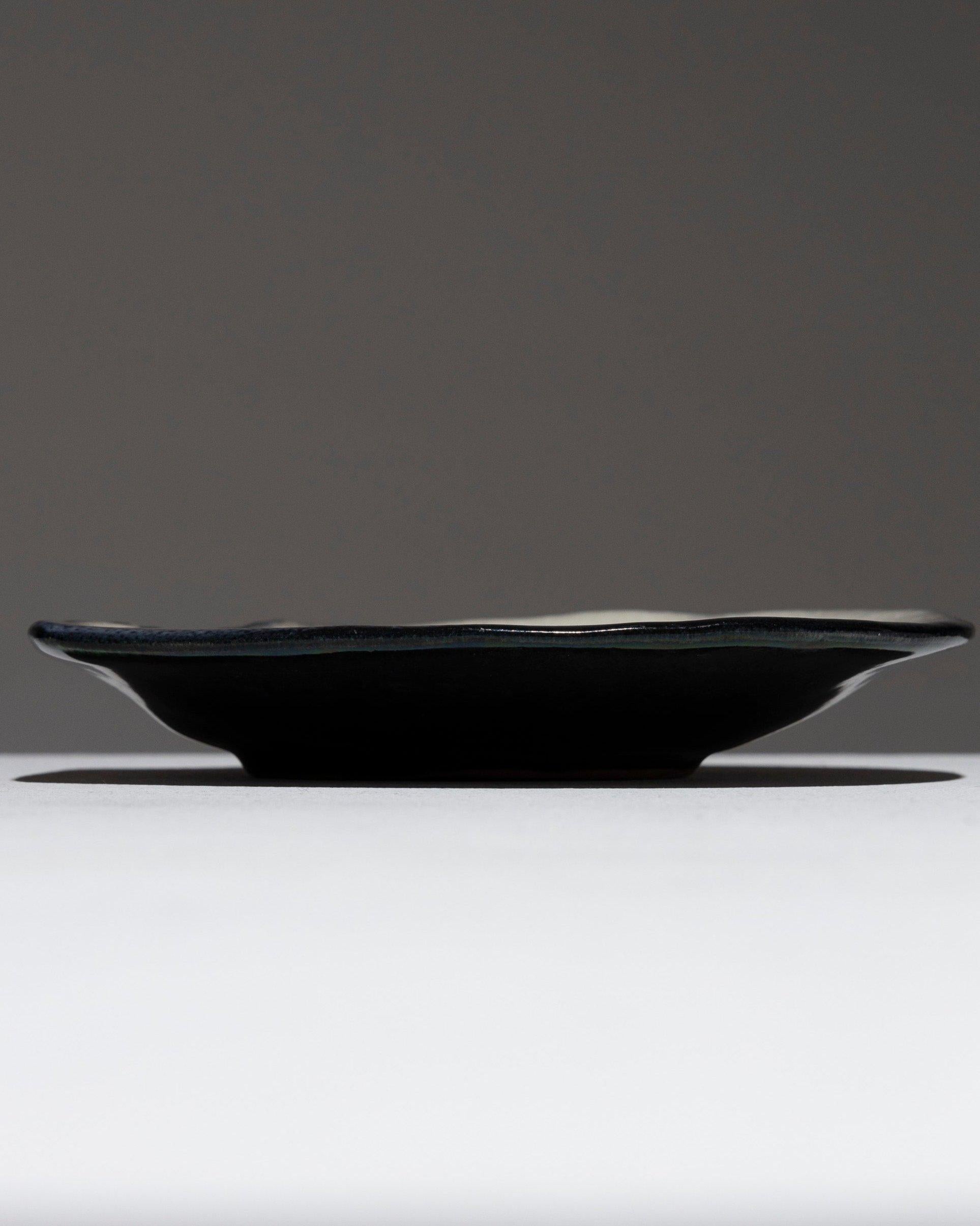 « Oyster Cup In Enamelled Pottery, Pol Chambost, 1950S Bon état - En vente à PARIS, FR