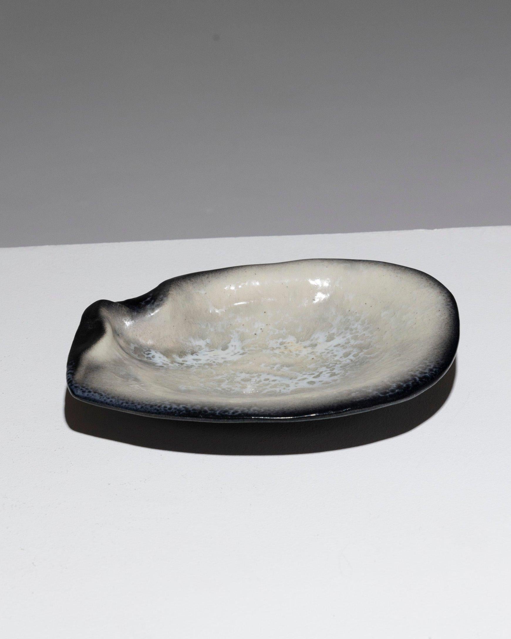20ième siècle « Oyster Cup In Enamelled Pottery, Pol Chambost, 1950S en vente