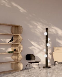 Oyster Dark Wood Floor Light by Atelier Areti