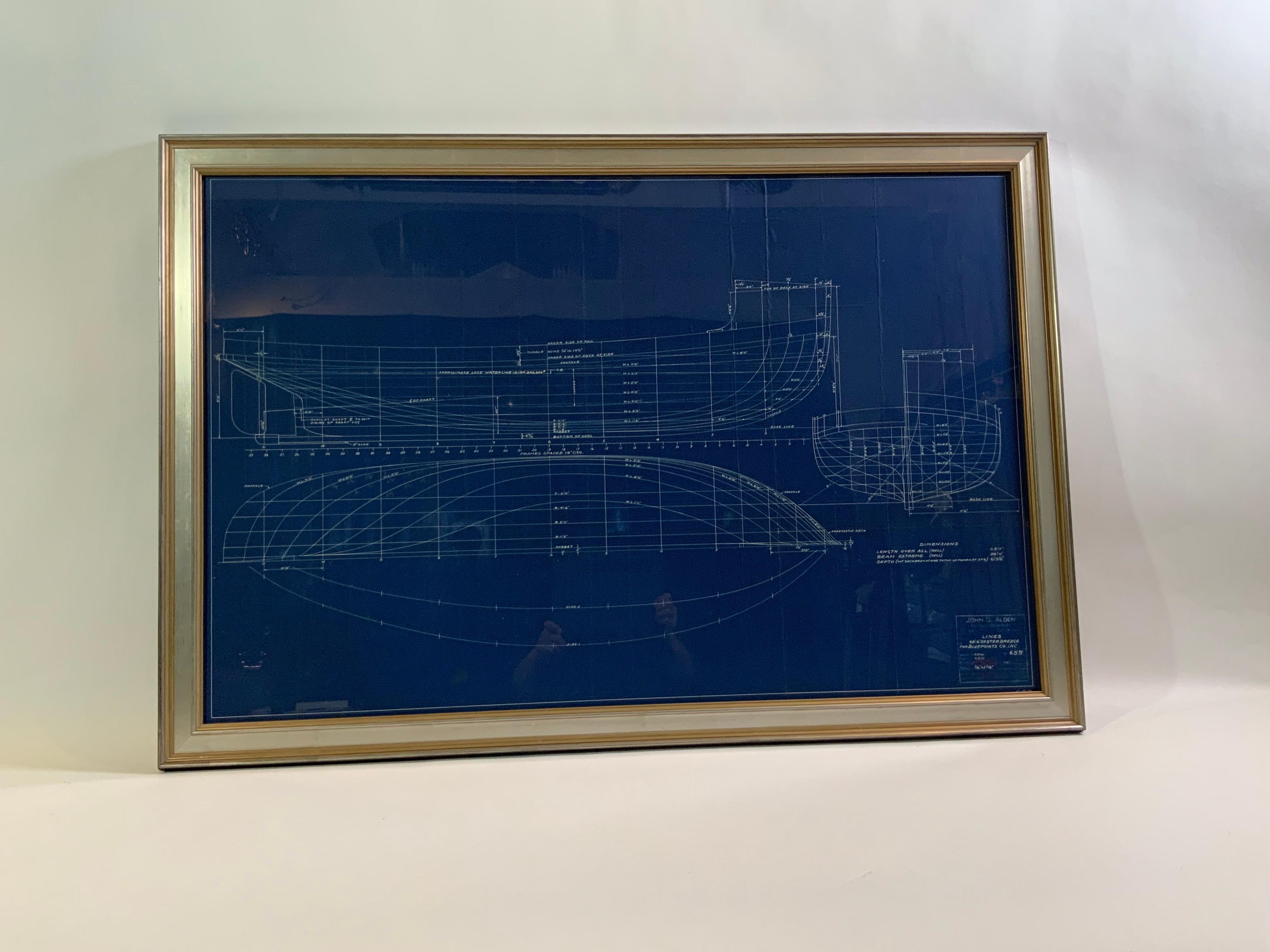 Oyster Dredger Blueprint by John Alden No. 659 2