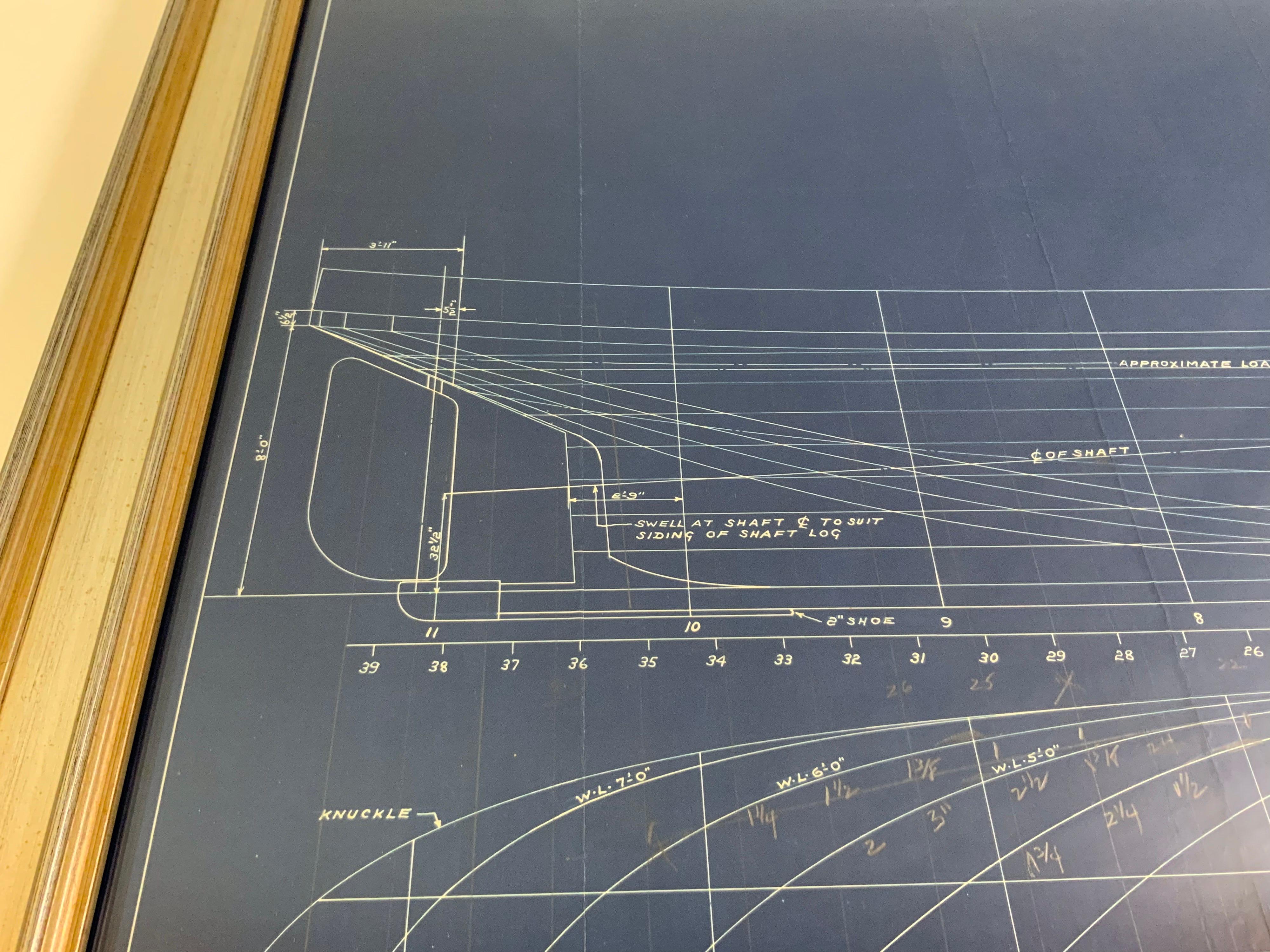 Oyster Dredger Blueprint by John Alden No. 659 3