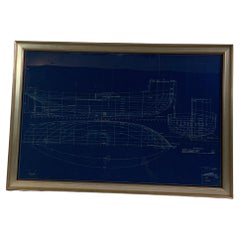 Vintage Oyster Dredger Blueprint by John Alden No. 659