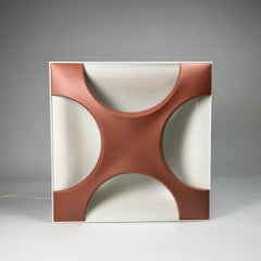 Cross Oyster Flush Mounted Ceiling Light by Rolf Krüger for Staff