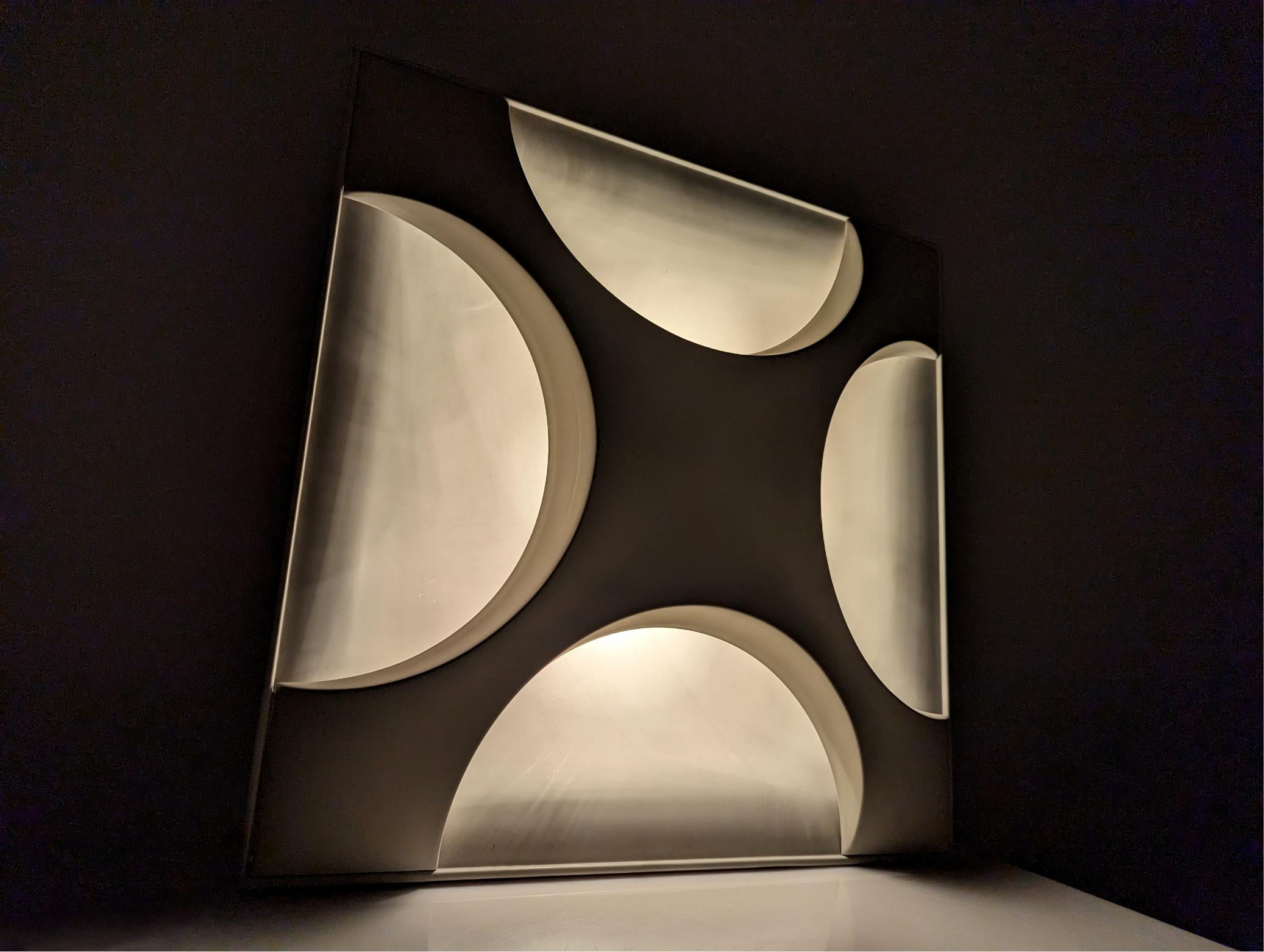 Ceiling / wall lamp designed by Dieter Witte and Rolf Krüger for the German house Staff Leuchten especially for the 1965 World's Fair in Munich.