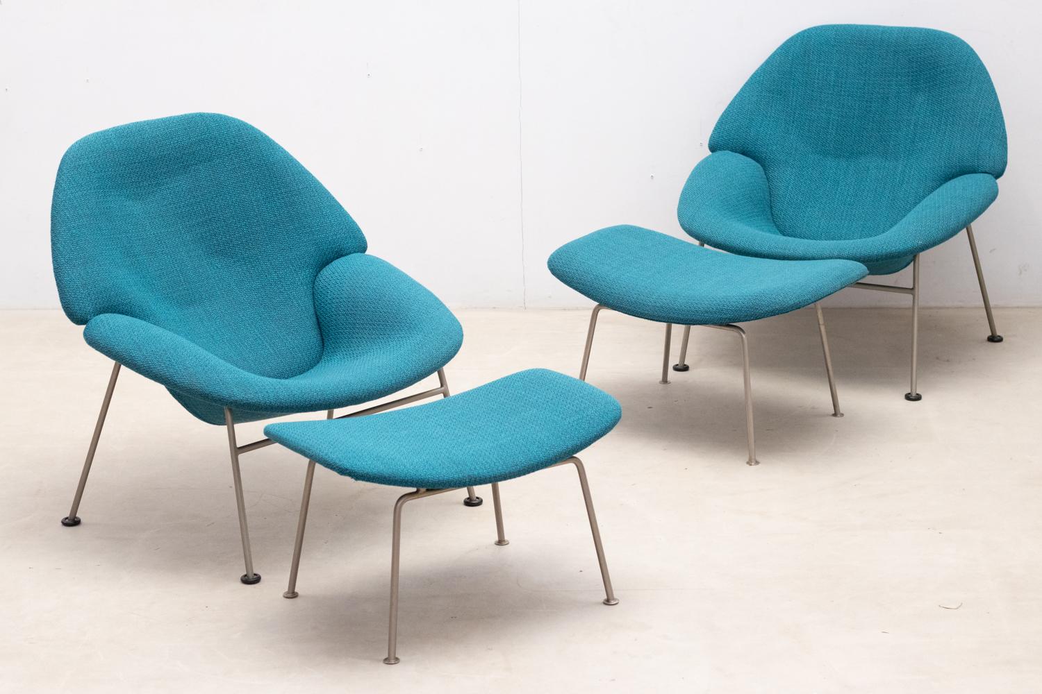 Mid-Century Modern F555 Lounge Chair by Pierre Paulin for Artifort For Sale