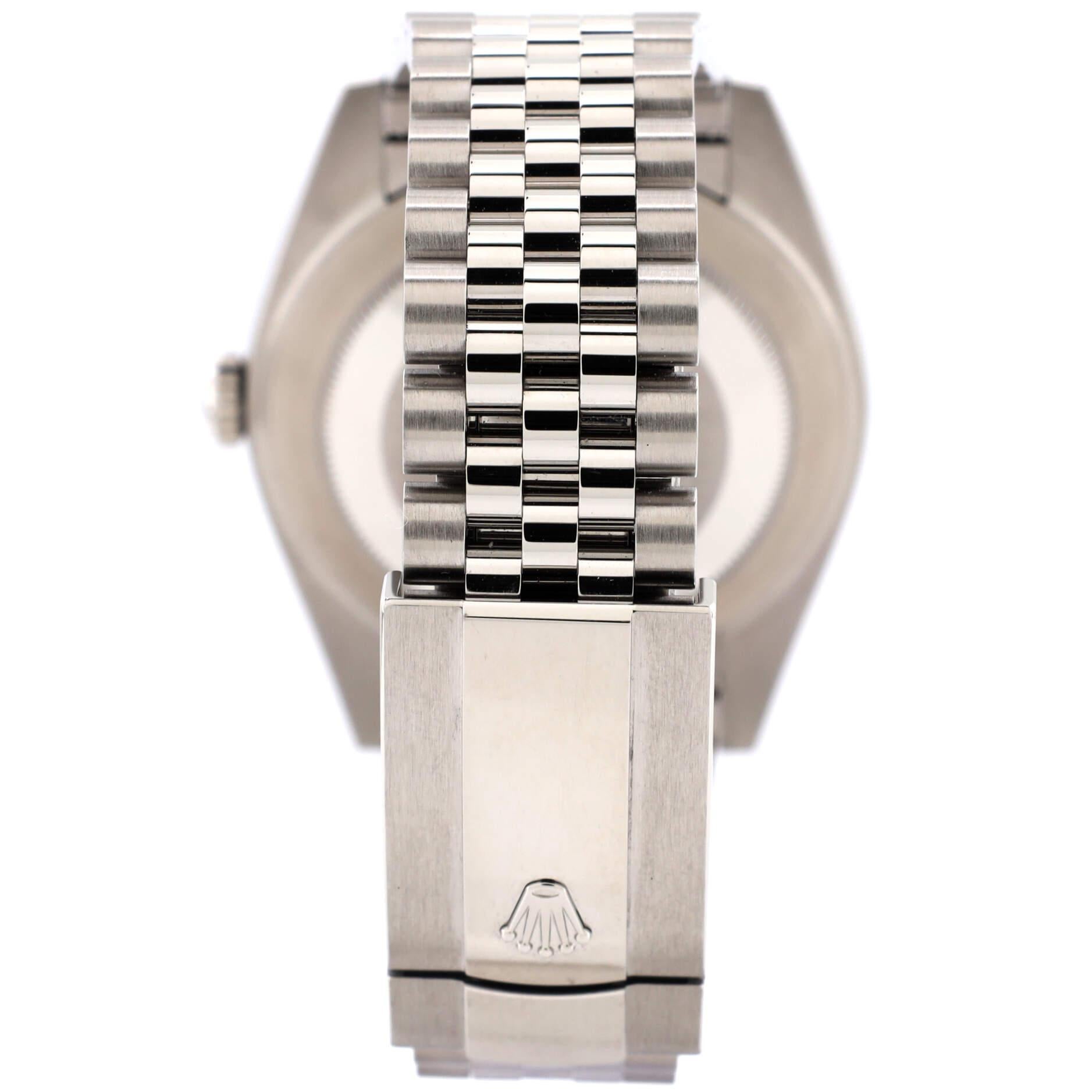 Oyster Perpetual Datejust Automatic Watch Stainless Steel and White Gold 1