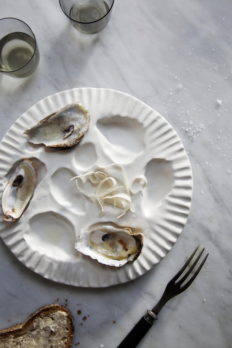 Oyster Plate, Set of 4 For Sale at 1stDibs