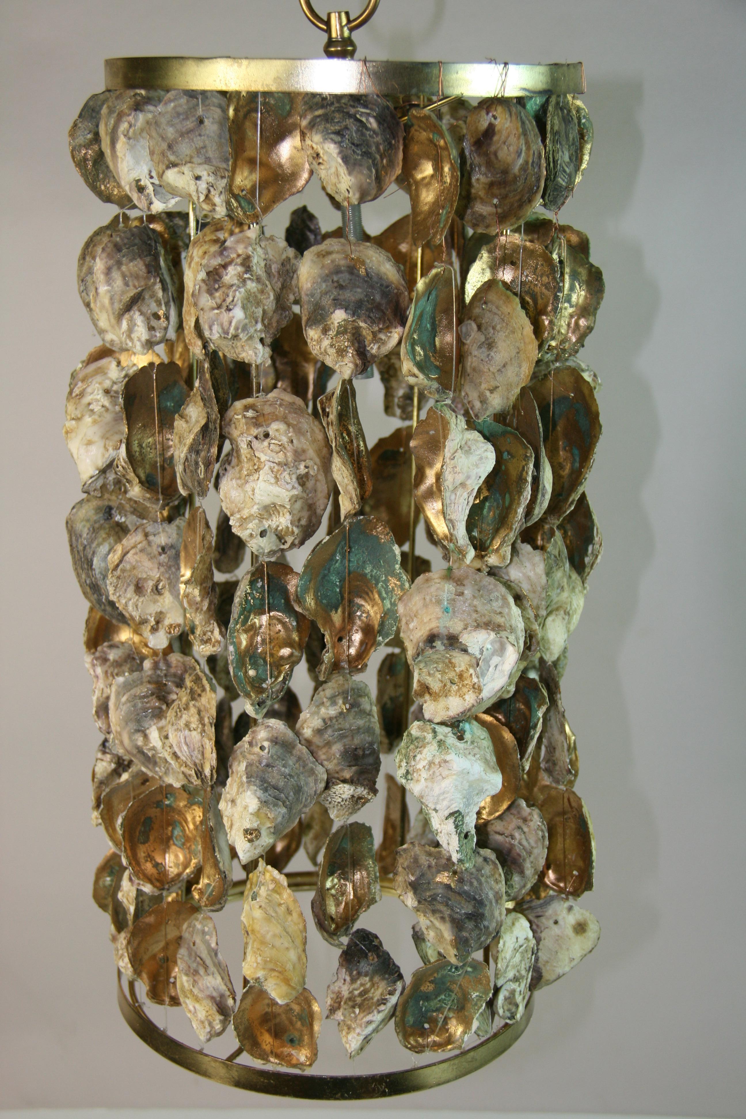 Lampada a sospensione Oyster Shell (2 disponibili) in vendita 3