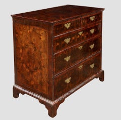 Oyster Veneered William and Mary Chest