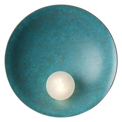Oyster Wall-Ceiling Mounted Verdigris, Carla Baz