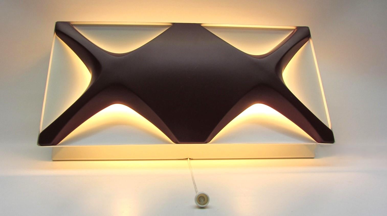 Lámpara de pared Oyster de Klaus Link para Heinz Neuhaus, 1970 en venta 4