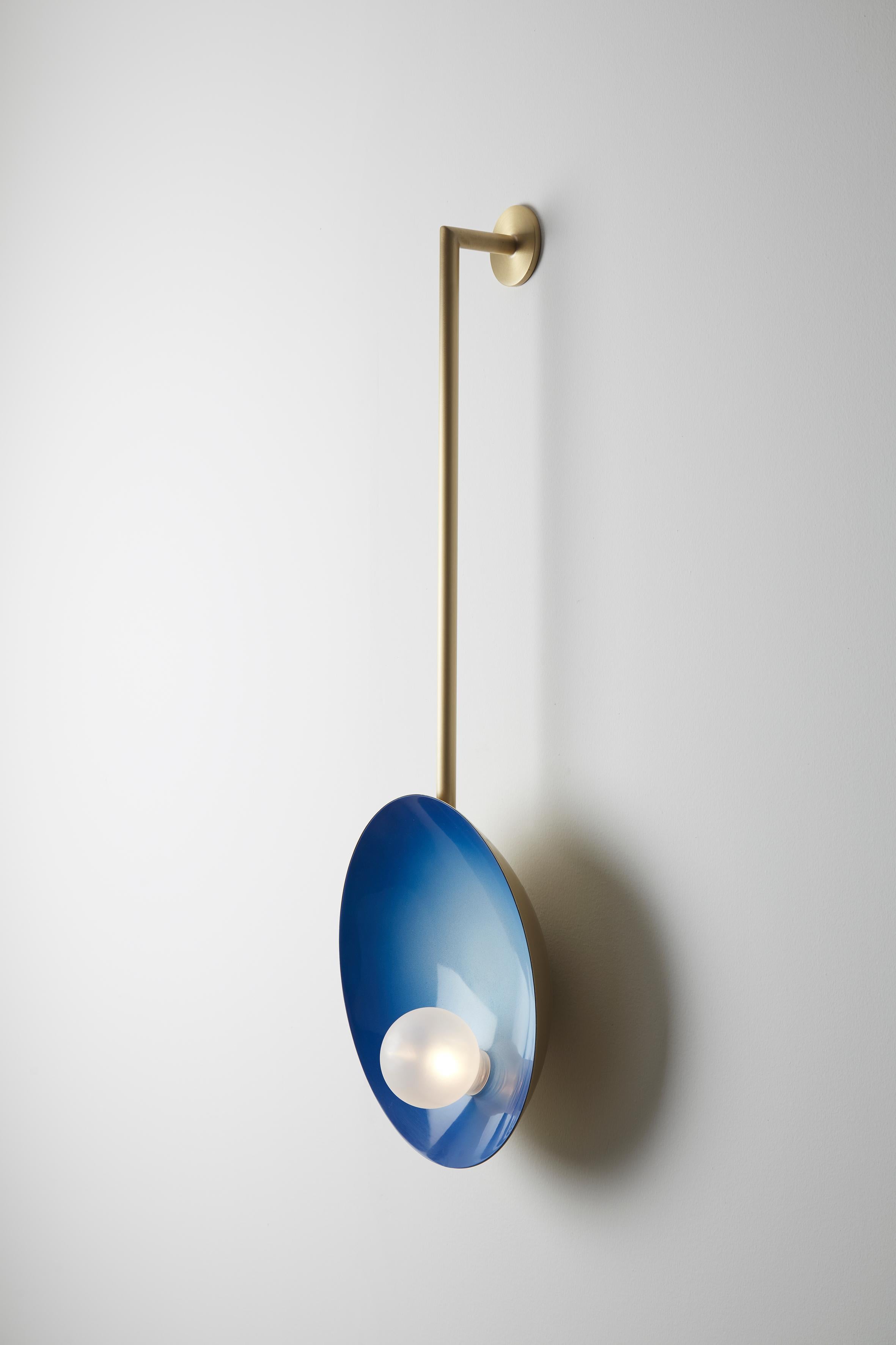 Modern Oyster Wall Mounted Electric Blue, Carla Baz For Sale