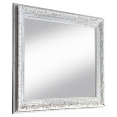Oyster White Framed Wall Mirror