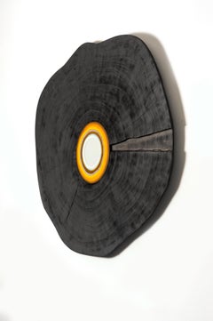 Oysterz Medium Wood and Glass Wall Decoration