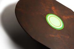 Oysterz Small Wood and Glass Wall Decoration