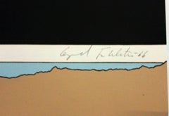 Eddie (Sylvie's Brother) in the Desert (celebrated 1960s silkscreen) Signed/N