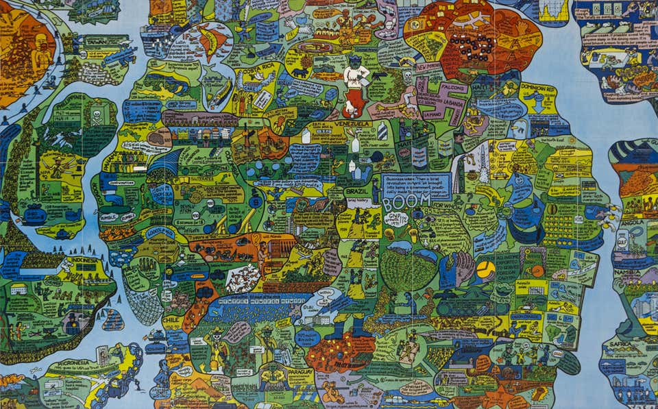 Section of World Map-A Puzzle