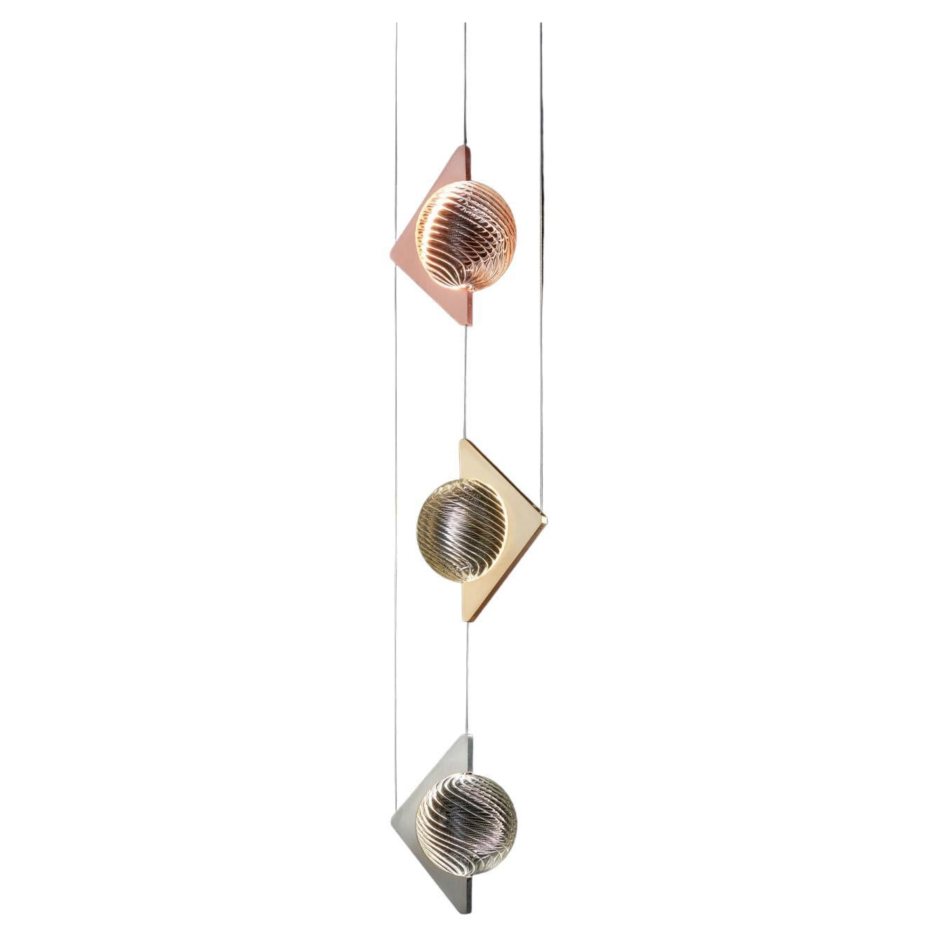 Oz 3 Lights Pendant Lamp by Aggiolight For Sale