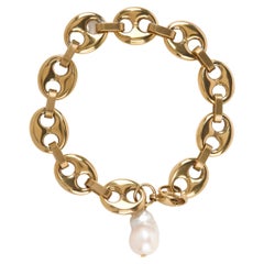 Oz Ankle Bracelet with Pearl