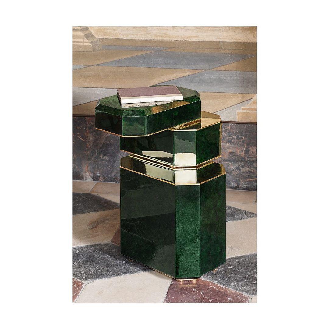 Contemporary OZ Side Table by Luca Gruber For Sale