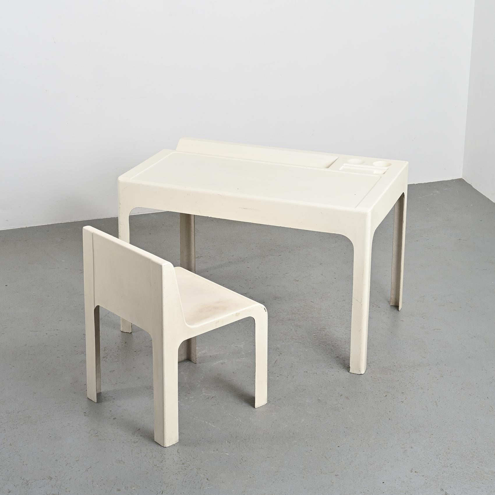 Scrivania e sedia Ozoo,  Marc Berthier, D.A.N. per Roche Bobois, 1967 in vendita 1