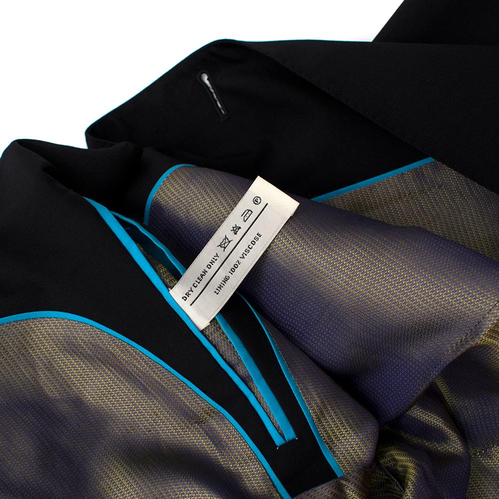 Men's Ozwald Boateng Black Wool Blend Single Breasted Blazer - Size L 40 R, E 50  For Sale