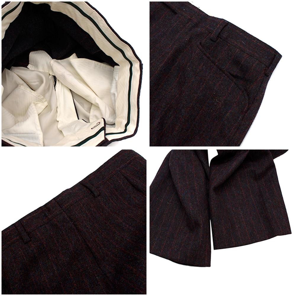 Ozwald Boateng Burgundy Wool Single Breasted Suit - Size L 40R 3