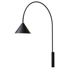 Ozz Wall Lamp in Lacquered Black Metal Frame by Paolo Cappello & Simone Sabatti