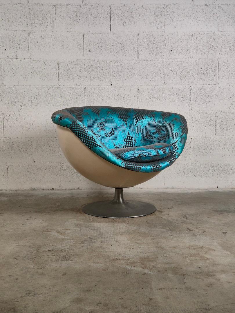 European P 180 armchair by Gastone Rinaldi for Rima 60/70's For Sale