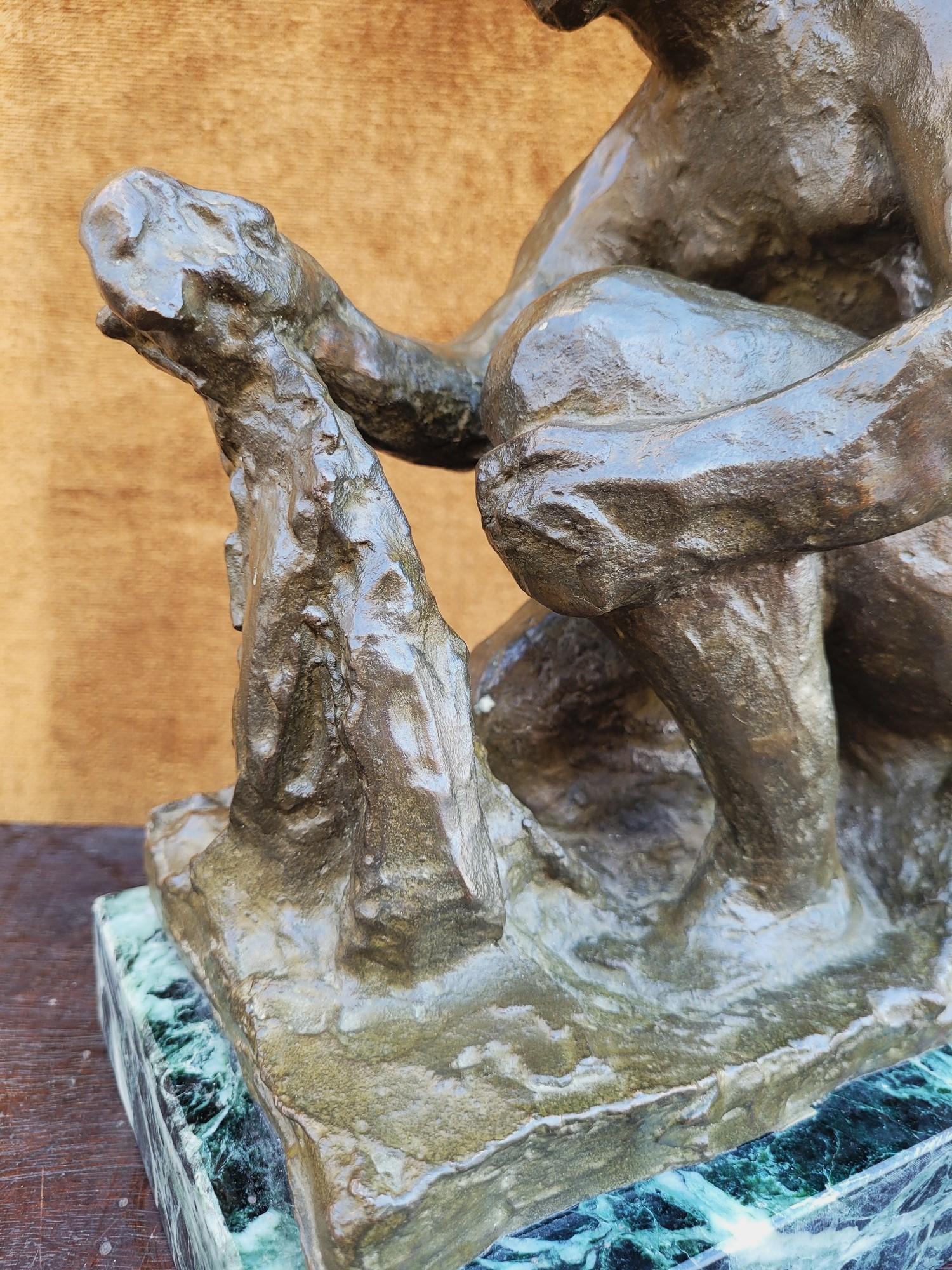 A.R. P. & R. P., la Laveuse, bronzo firmato, XX secolo in vendita 6