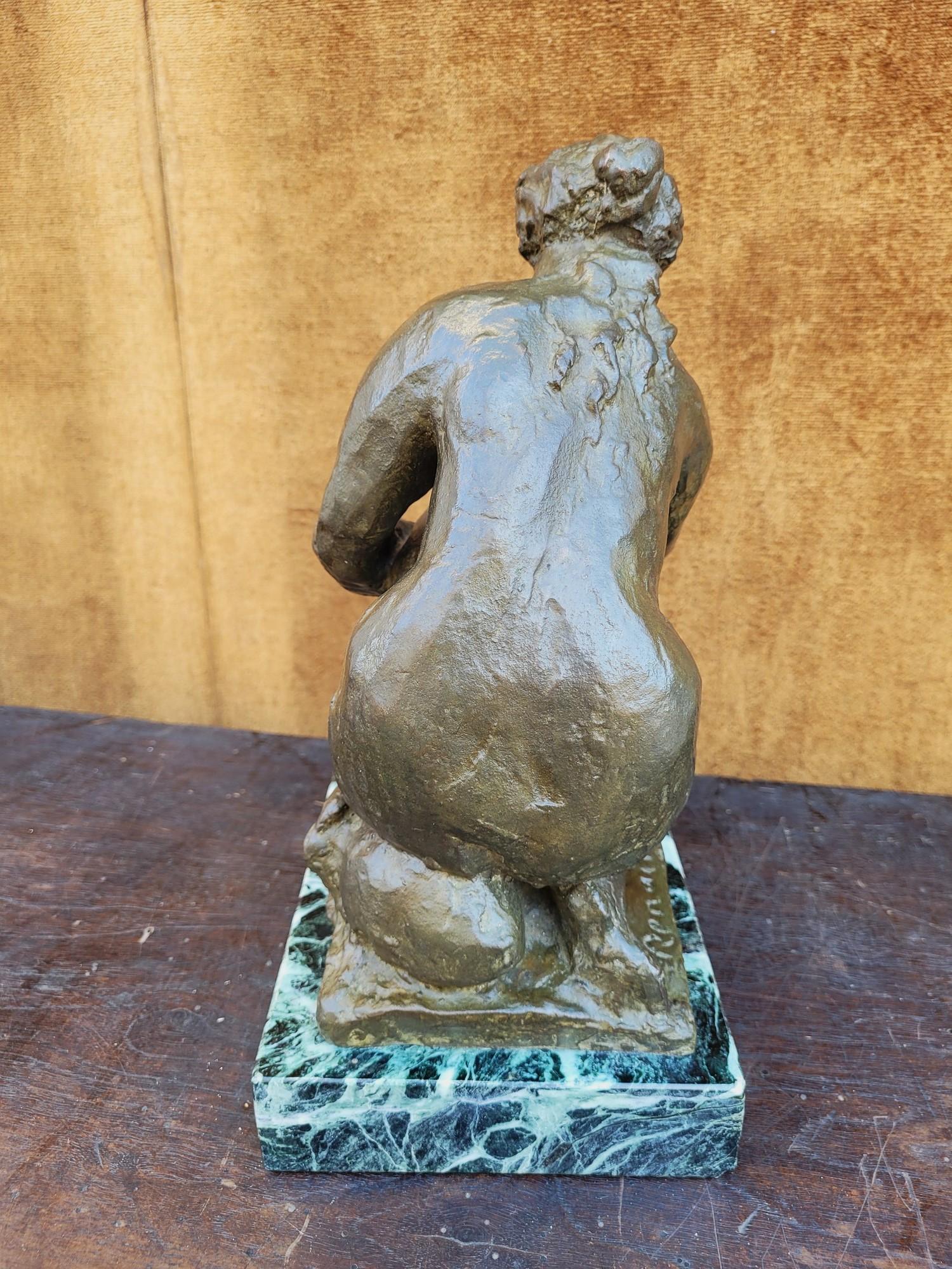 A.R. P. & R. P., la Laveuse, bronzo firmato, XX secolo in vendita 9