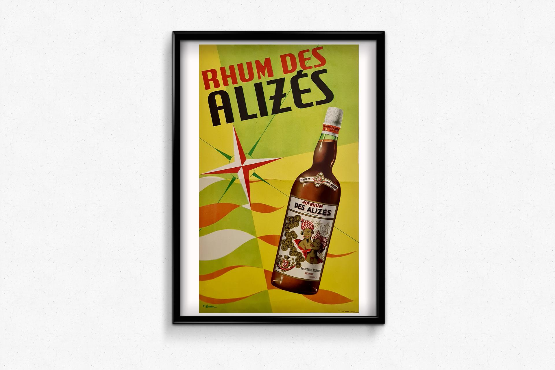 A nice poster with exotic colors made around the 50s by P. Barbier to promote rum from the trade winds.

Alcohol - Advertising - Corrèze - France

Rougerie Frères Meymac

Max Aidaine - Bordeaux