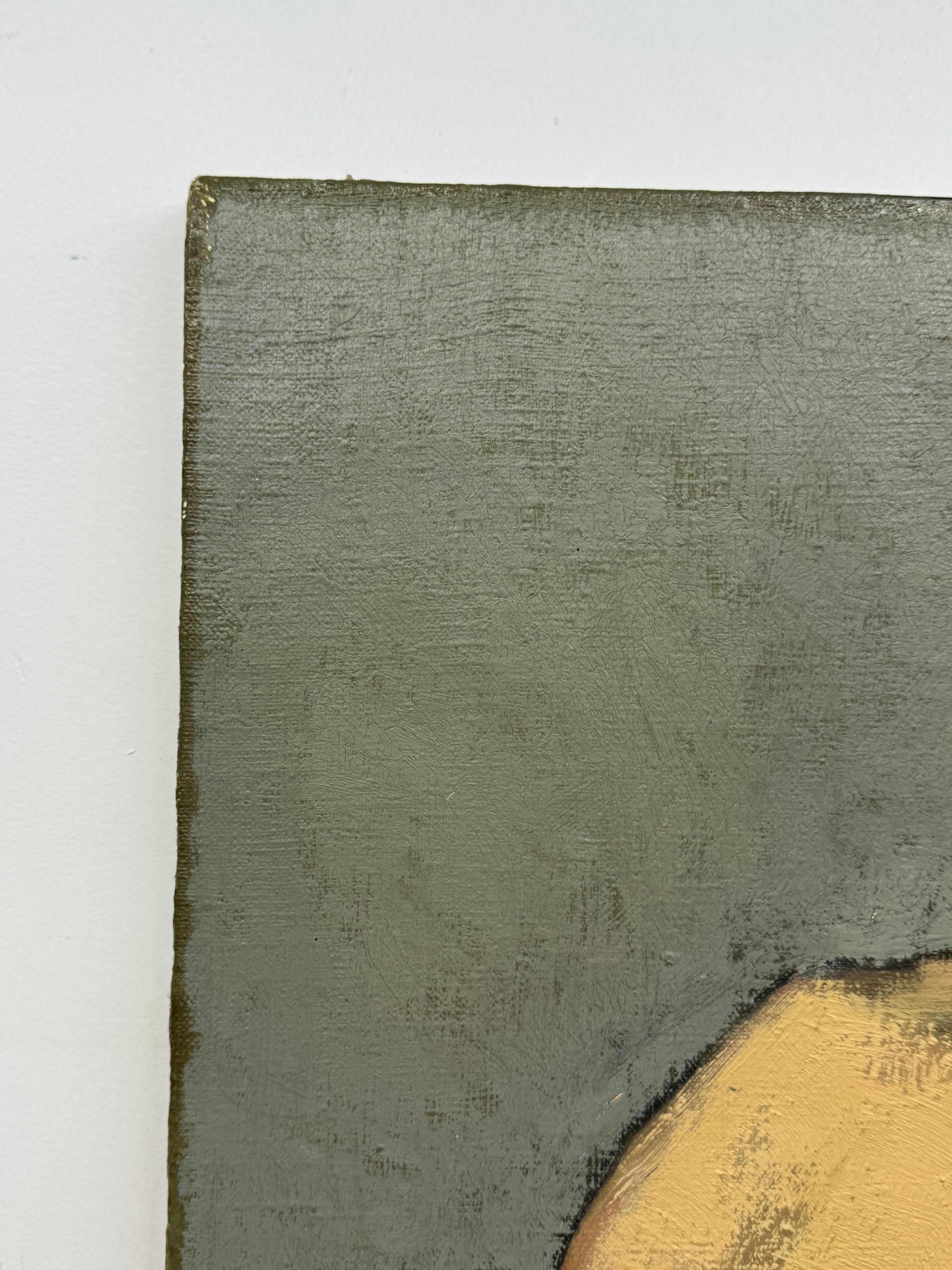 P Clment 1968 Teilweise nackte Figur, Ölgemälde, Ölgemälde – Painting von P Cement