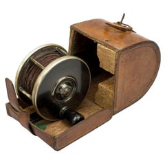 Antique P D Malloch Patented "Sun and Planet" Fishing Reel.