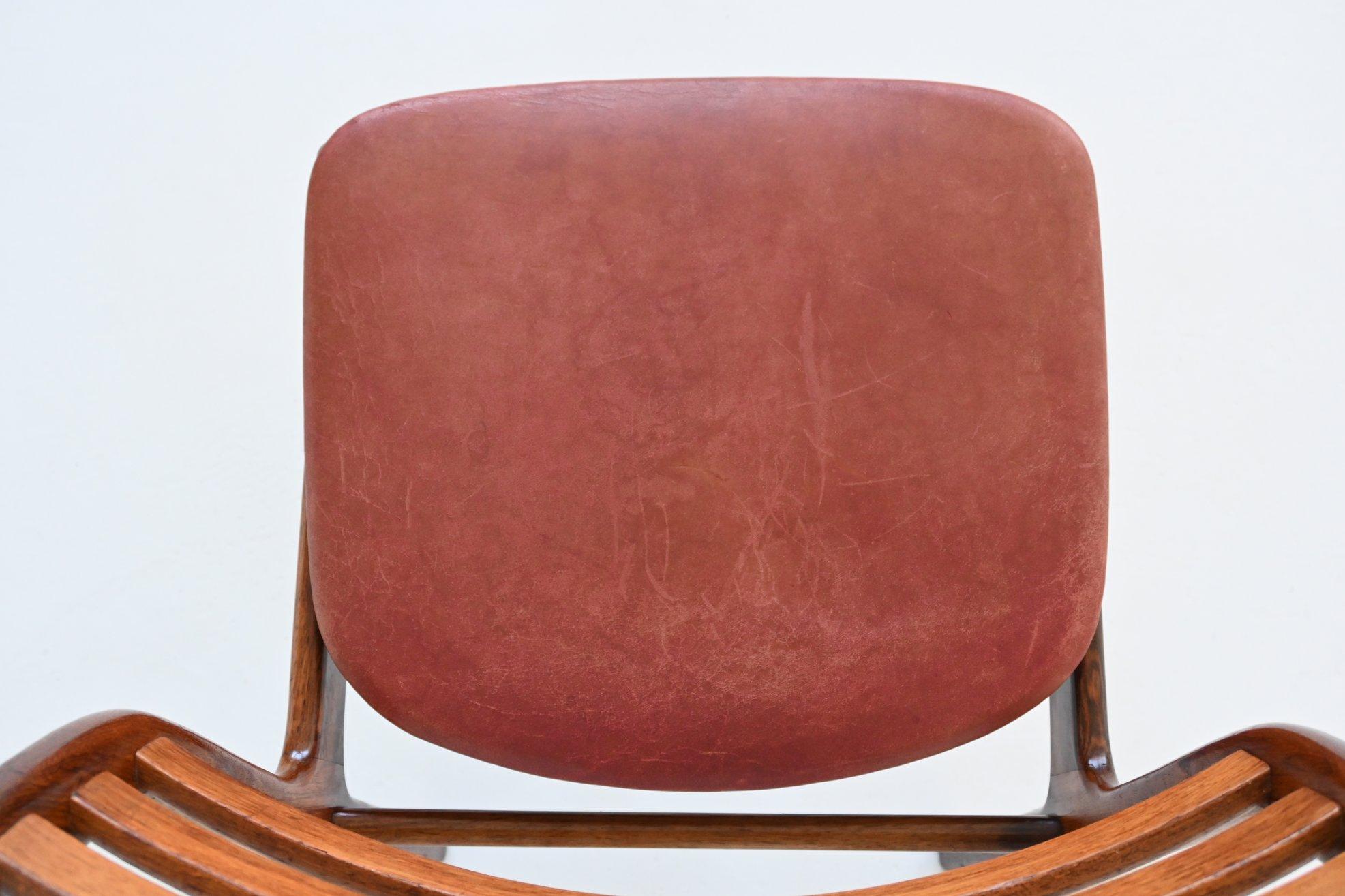 P. E. Jorgensen dining chairs in rosewood Farso Stolefabrik Denmark 1960 For Sale 9