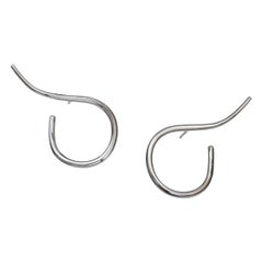 P Earrings  Silver 925 Rhodium