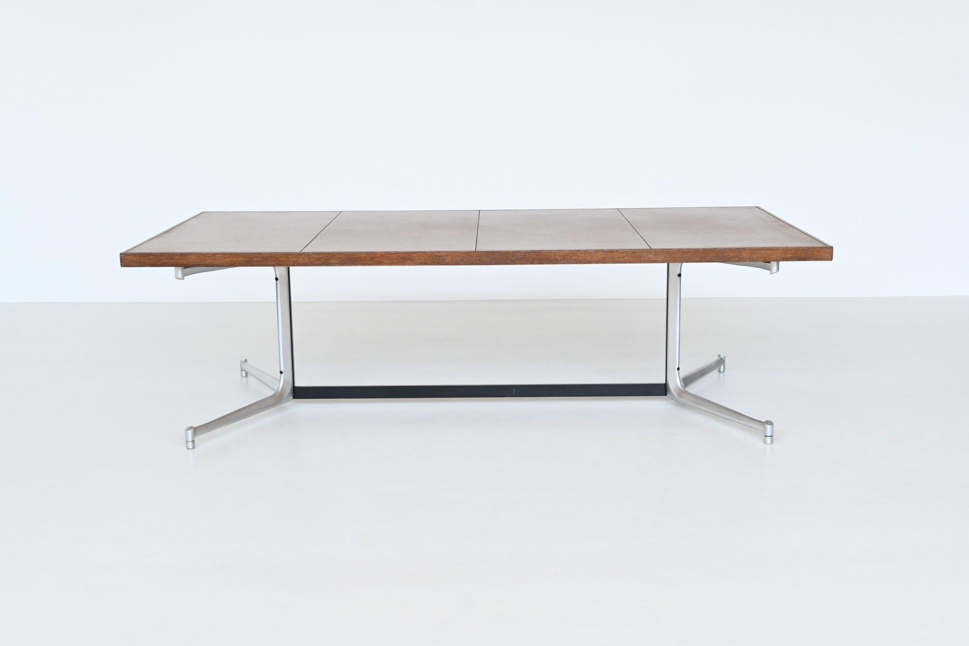 Danish P. Fabricius and J. Kastholm large dining table Kill International Germany 1970 For Sale