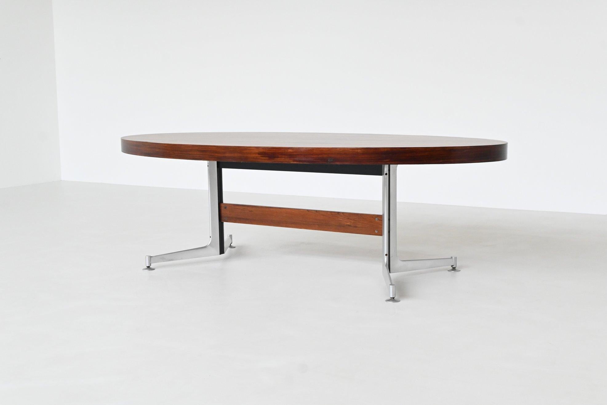Late 20th Century P. Fabricius & J. Kastholm dining table Kill International Germany 1970 For Sale
