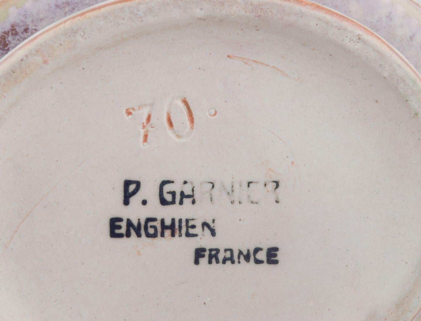 P. Garnier, Enghien, Francia. Brocca in ceramica in stile Art Deco, anni '20/'30 in vendita 1