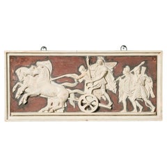 P. Ipsen (1815-1860) Neoclassical Style Antique Terracotta Plaque