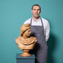 P. Ipsen (1815-1860) Terracotta Figure of Apollo After the Antique