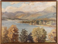 P. Johnson - 20th Century Oil, Mountain Scene
