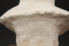 P. L. Agassiz  Young moor bust in terracotta (42x18x21cm)  Signed, dated 1944