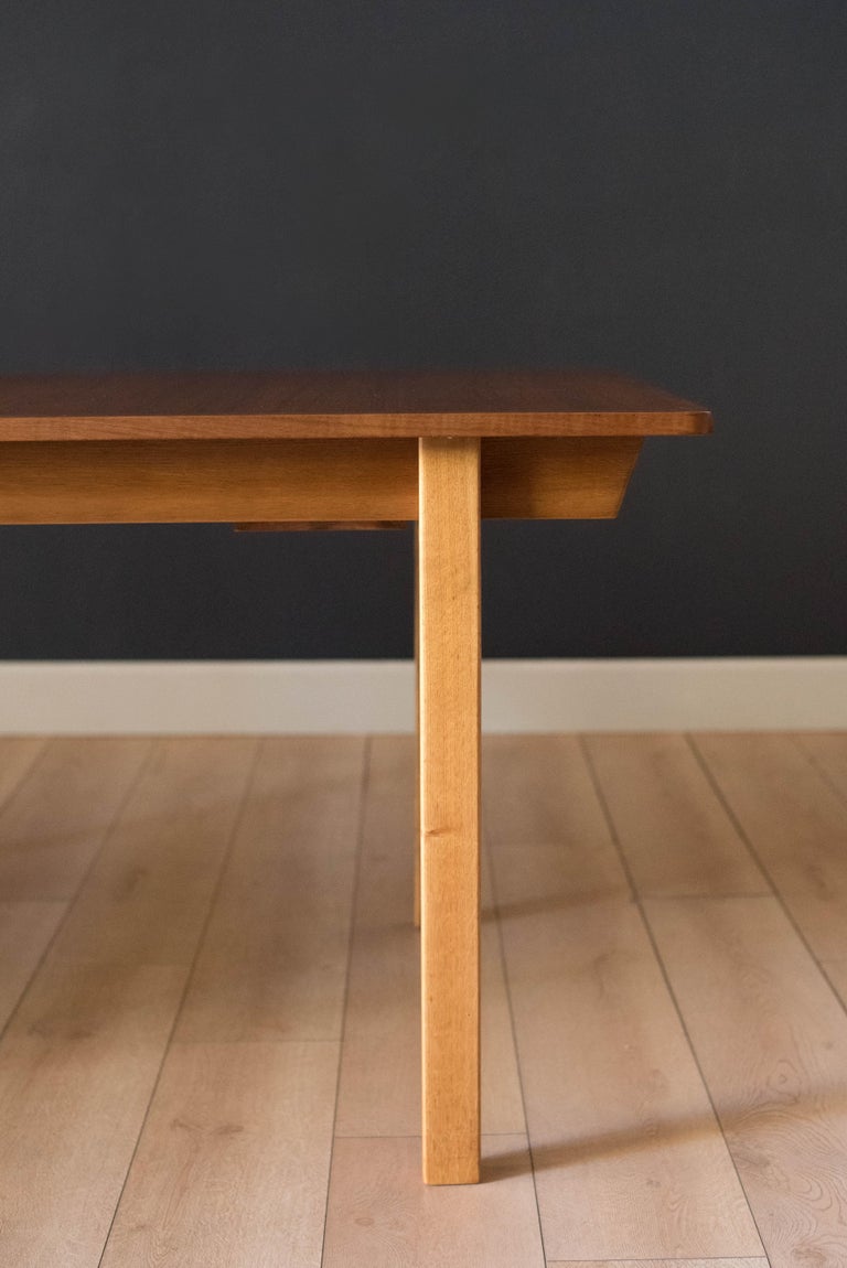P. Lauritsen & Søn Danish Teak Extension Dining Table by Borge Mogensen For Sale 2