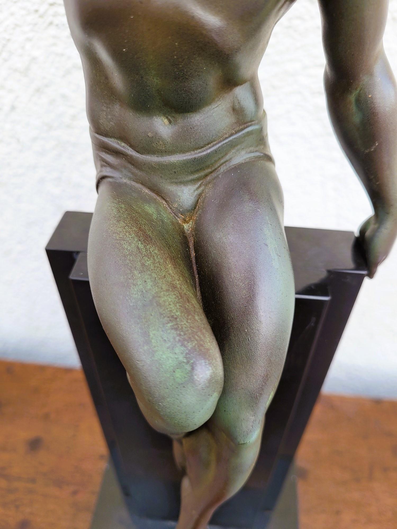 P Le Faguays - Max Le Verrier, Gloria, Scultura Art Verrier, XX secolo in vendita 3