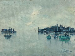 Fishing boats in the harbor