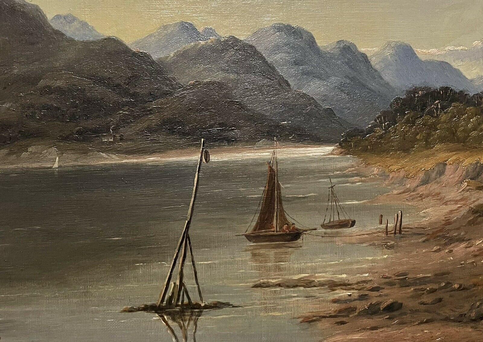 Artist/ School: P. MacArthur., Scottish School, 19th century, signed lower corner

Title: Dusk over the Loch, Scottish Landscape

Medium: signed oil painting on canvas, framed

framed:17.75 x 24.25 inches
canvas: 13 x 19 inches

Provenance: private