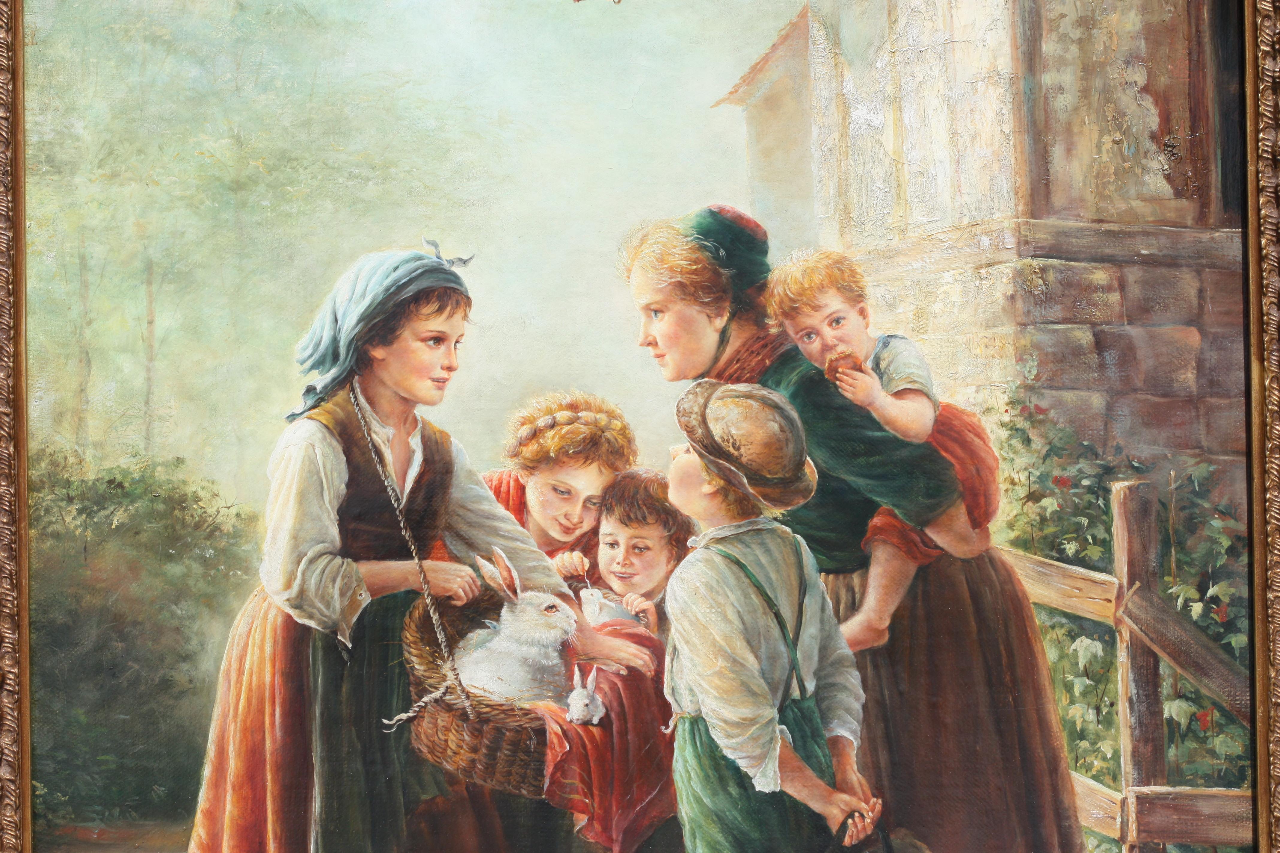 P. Marsh, (europäische Schule), 19. Jahrhundert im Angebot 1