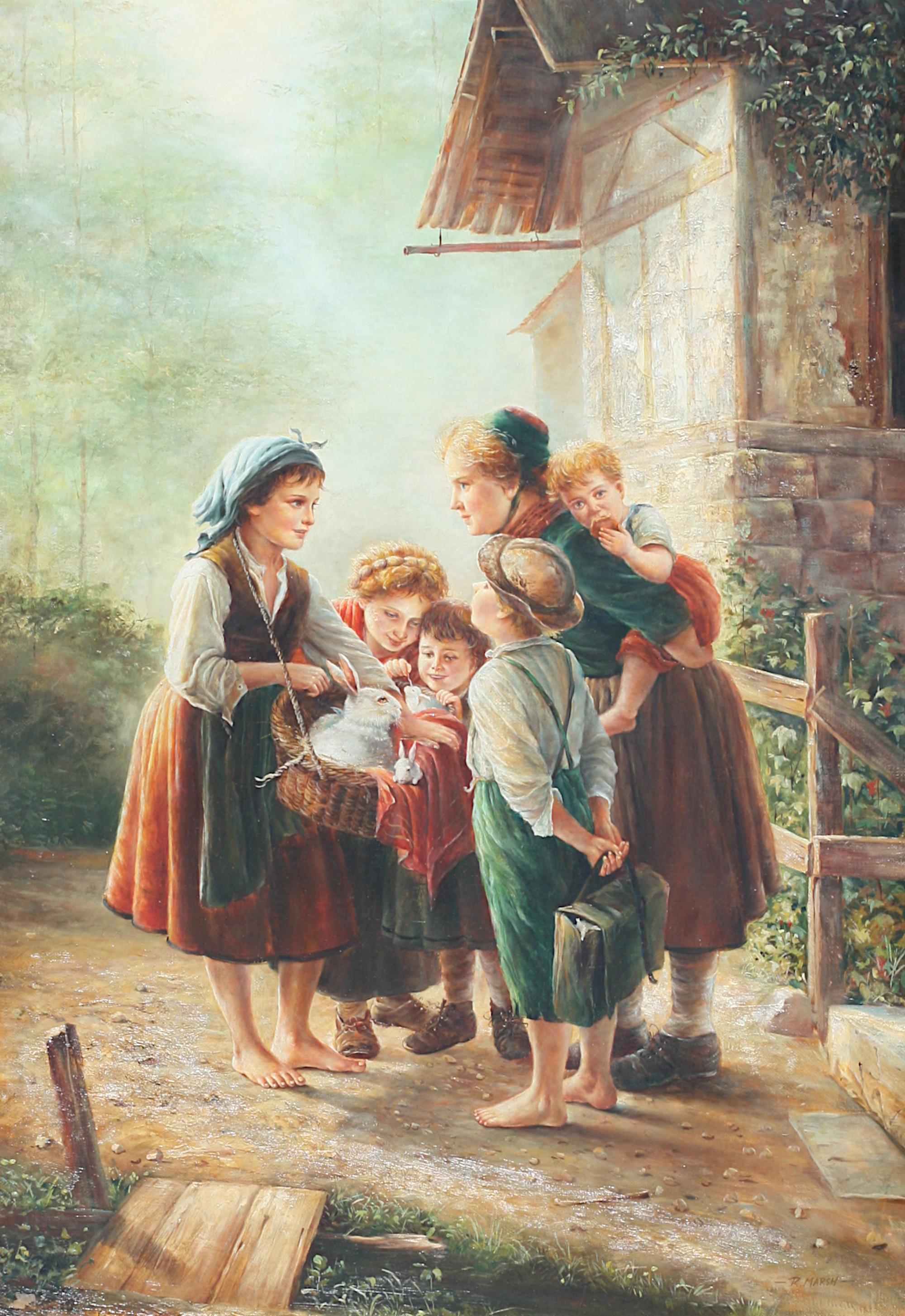 P. Marsh, (europäische Schule), 19. Jahrhundert im Angebot 2