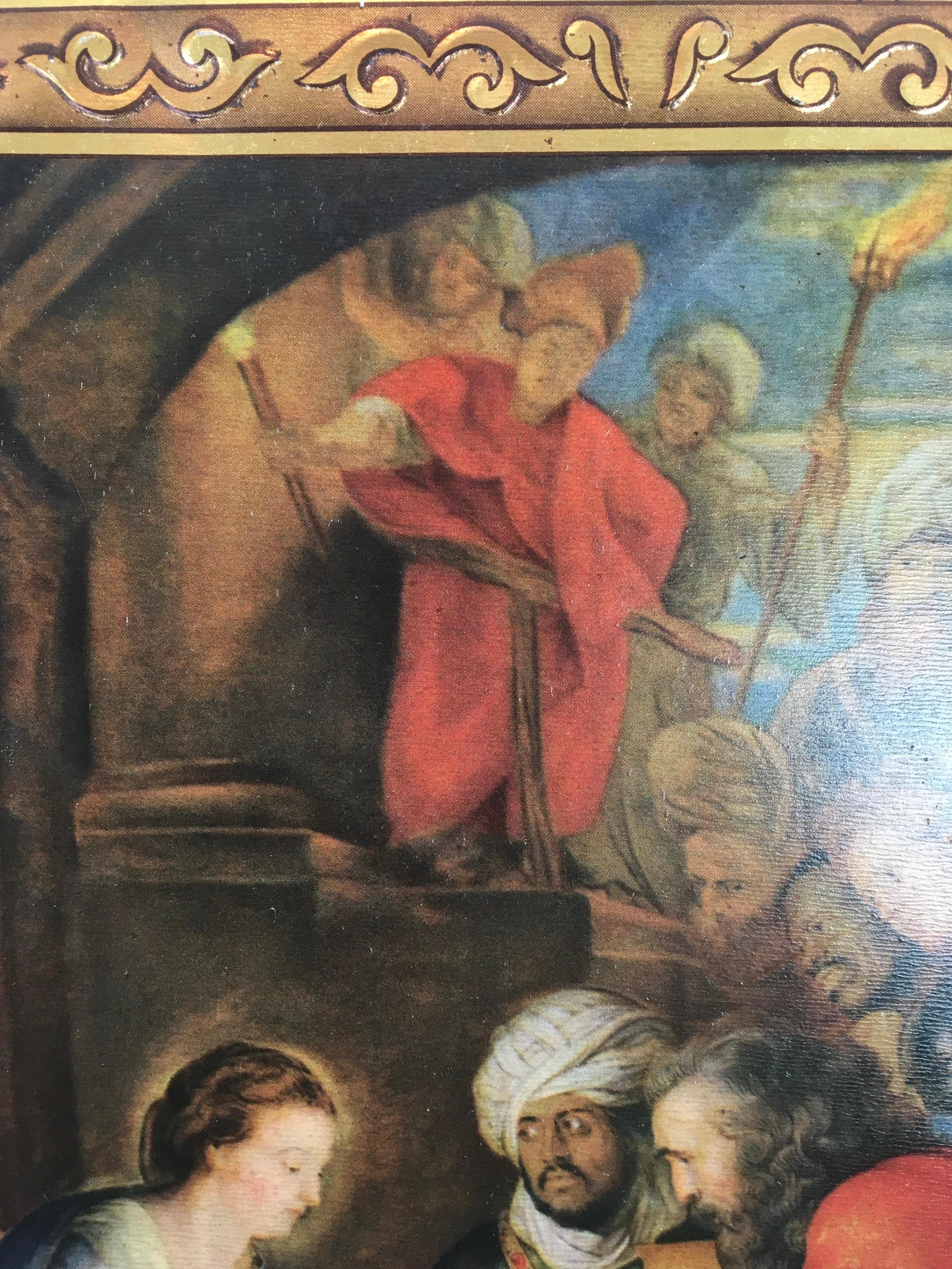 20th Century P.¨P. Rubens Adoration of the Magi Tin, De Beukelaer Antwerp For Sale